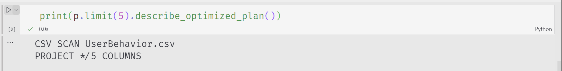 polars optimized plan