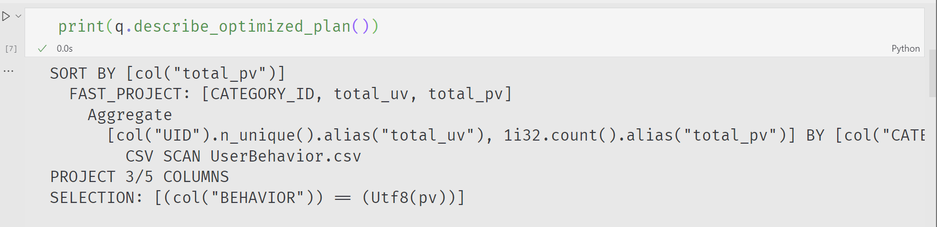 polars sql plan